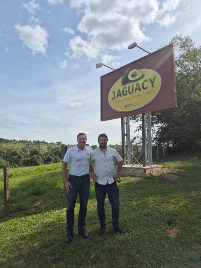 Tiago Falanghe Carvalho, director comercial de Avocado Jaguacy Agroindustria junto a Gonzalo Merino , productor y exportador de Agrícola Los Molinos de Chile