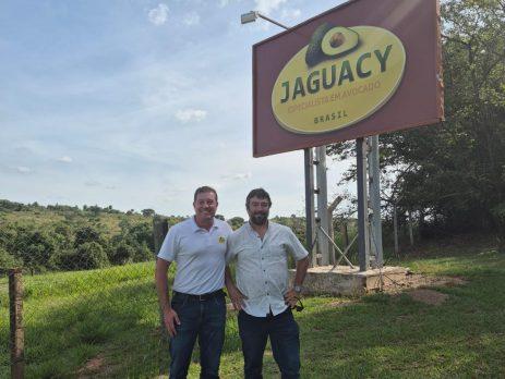 Tiago Falanghe Carvalho, director comercial de Avocado Jaguacy Agroindustria junto a Gonzalo Merino , productor y exportador de Agrícola Los Molinos de Chile